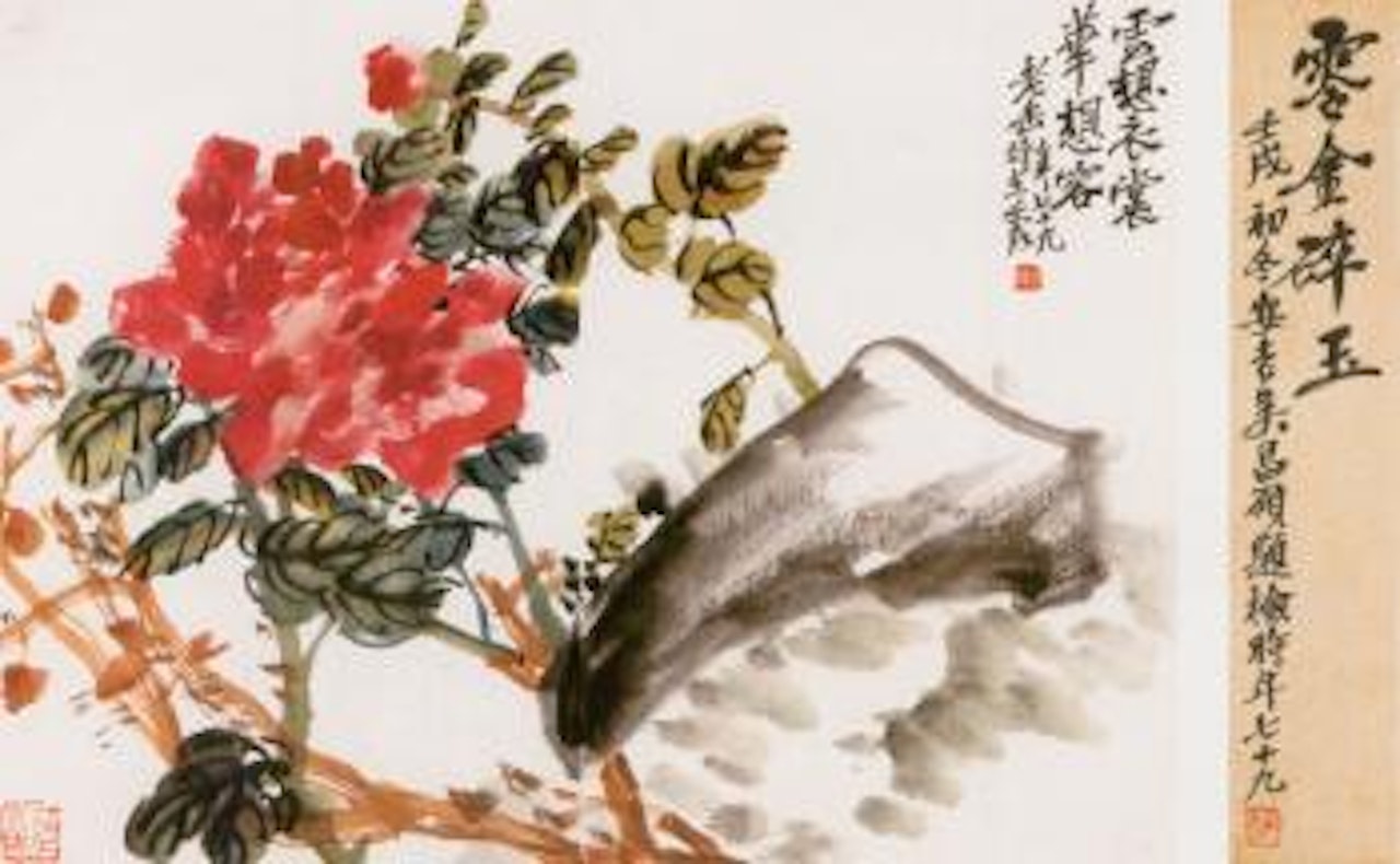 Flowers by Wu Changshuo