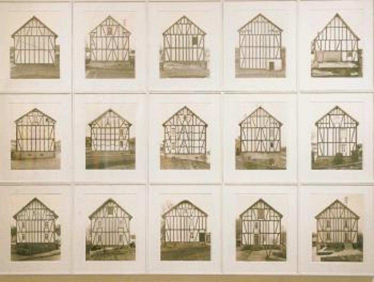 Framework houses by Bernd & Hilla Becher