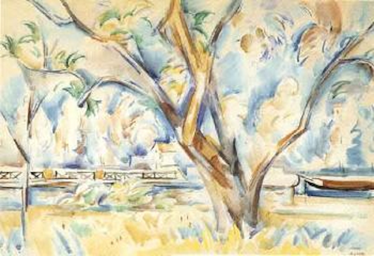 Maison au bord de la riviere by André Lhote