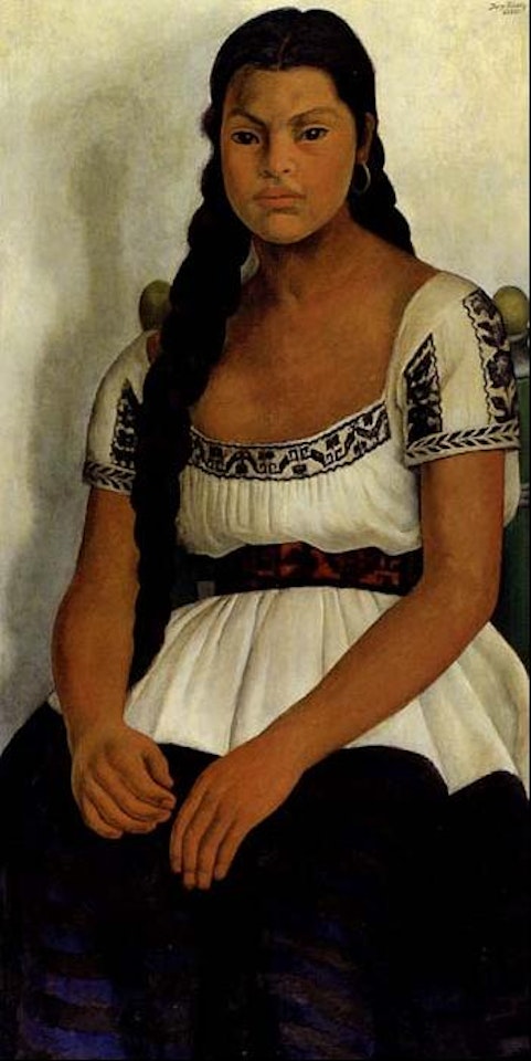 Portrait of Delfina Flores by Diego Rivera