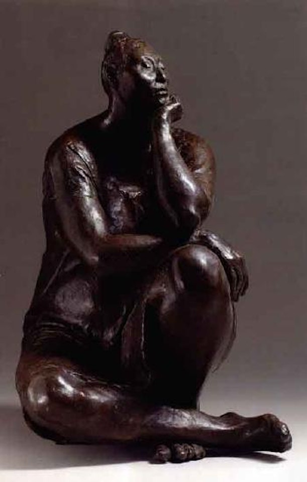 Evelia seated by Francisco Zuñiga