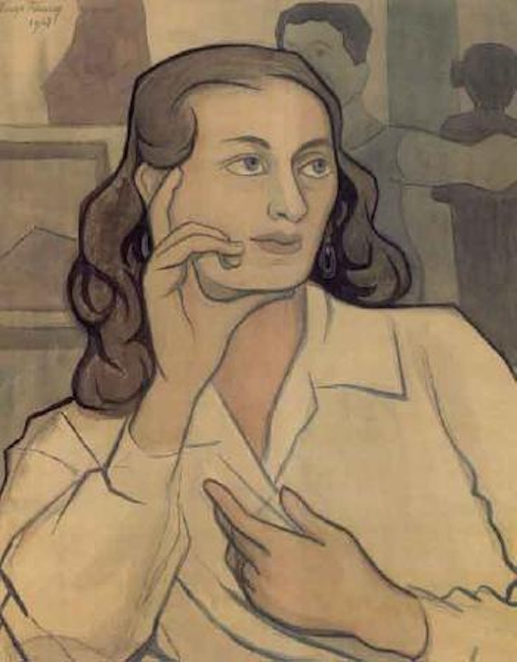 Portrait of Savina Saint-Denis by Diego Rivera