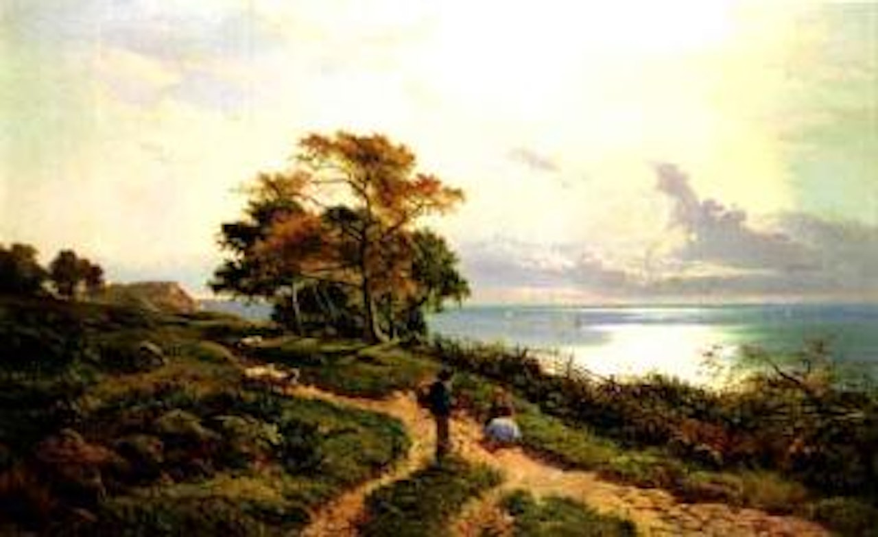 Overlooking the bay by Sidney Richard Percy
