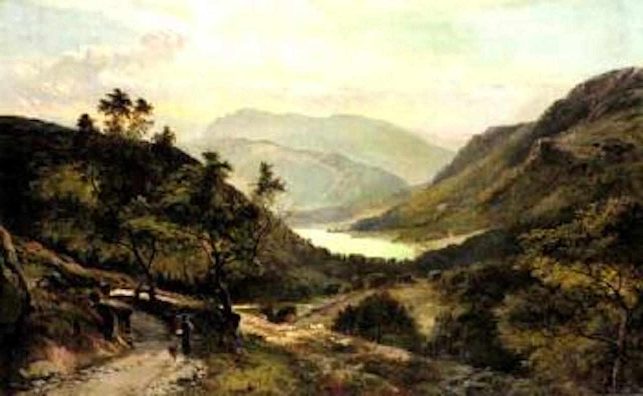 Path down to the lake by Sidney Richard Percy