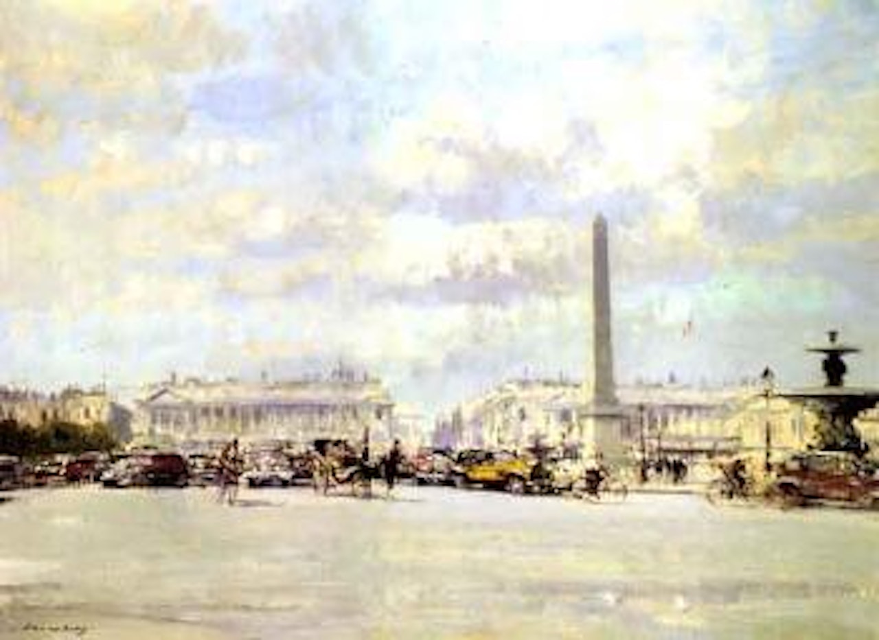 Place de la Concorde, Paris by Edward Seago