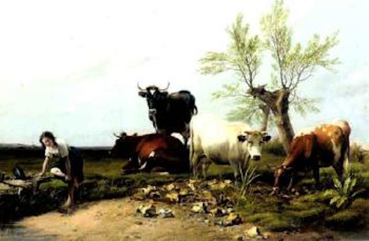 Rustic foot bath by Thomas Sidney Cooper