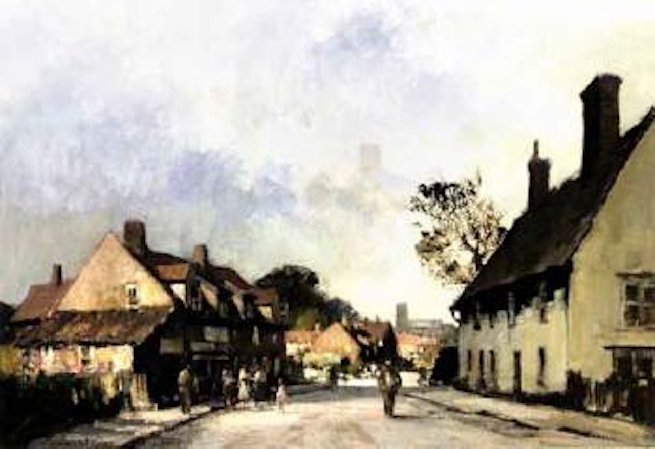 Newton flotman, Norfolk by Edward Seago