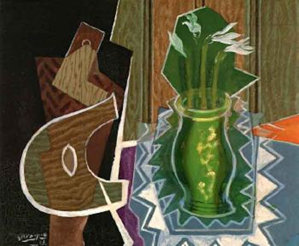Palette et vase de narcisses by Georges Braque