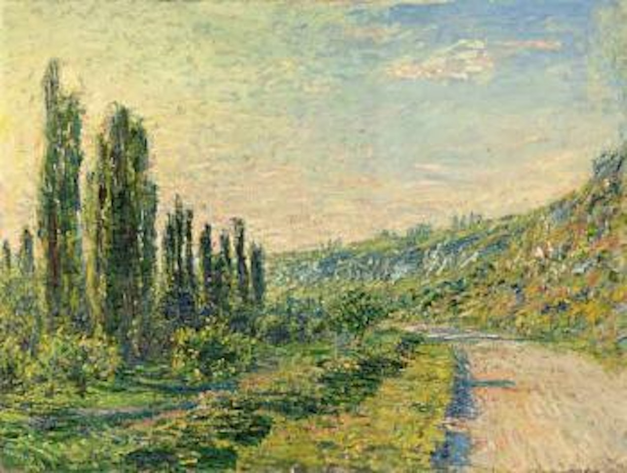 Route de Vetheuil by Claude Monet