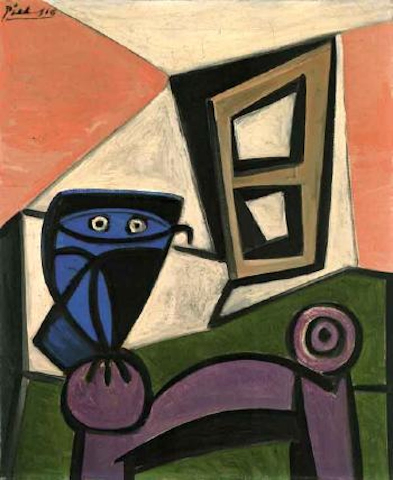 Hibou sur chaise by Pablo Picasso