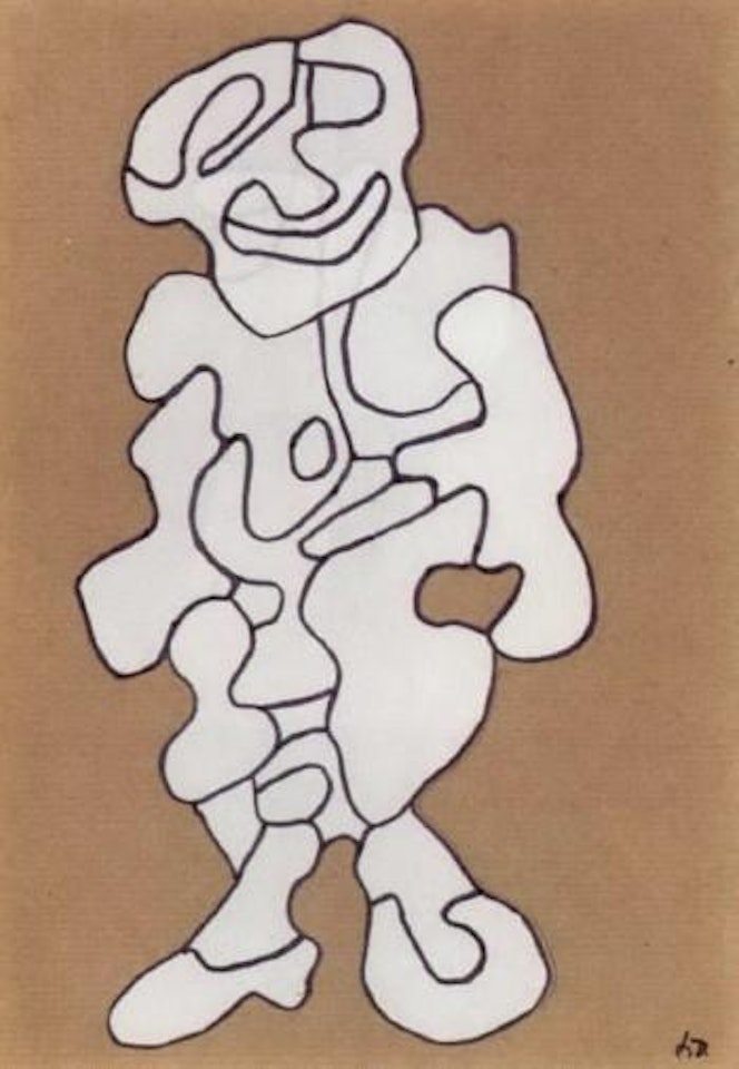 Le facetieux by Jean Dubuffet