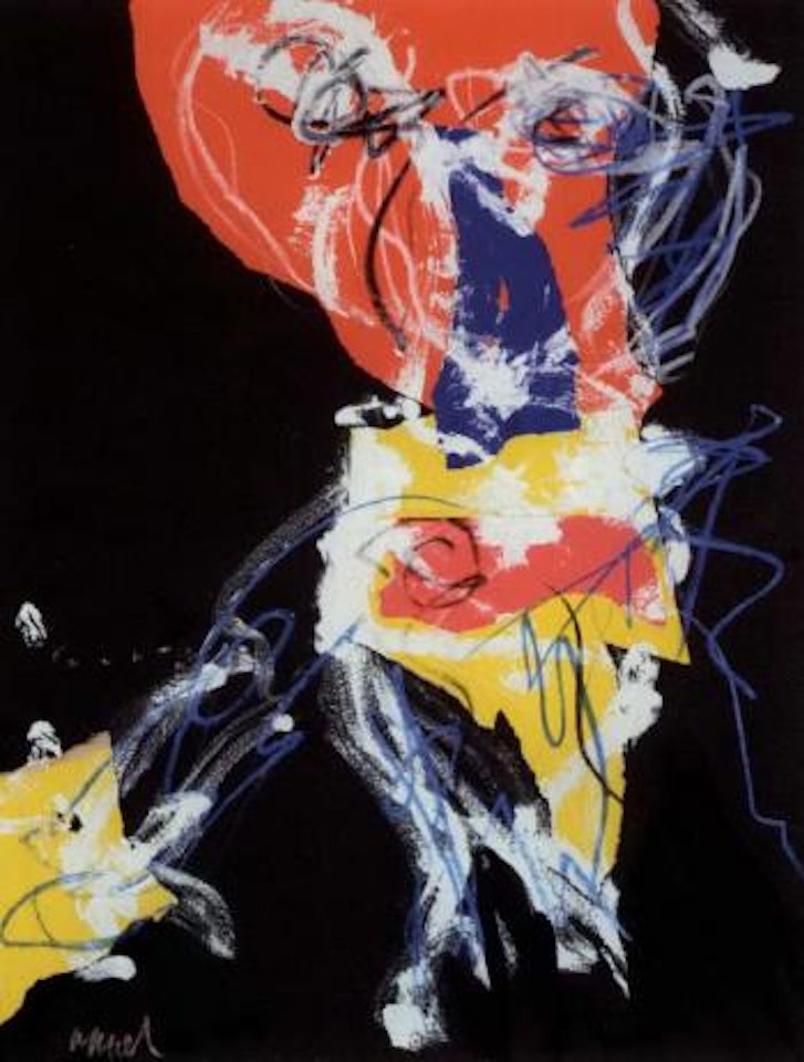 Walking in the knight by Karel Appel
