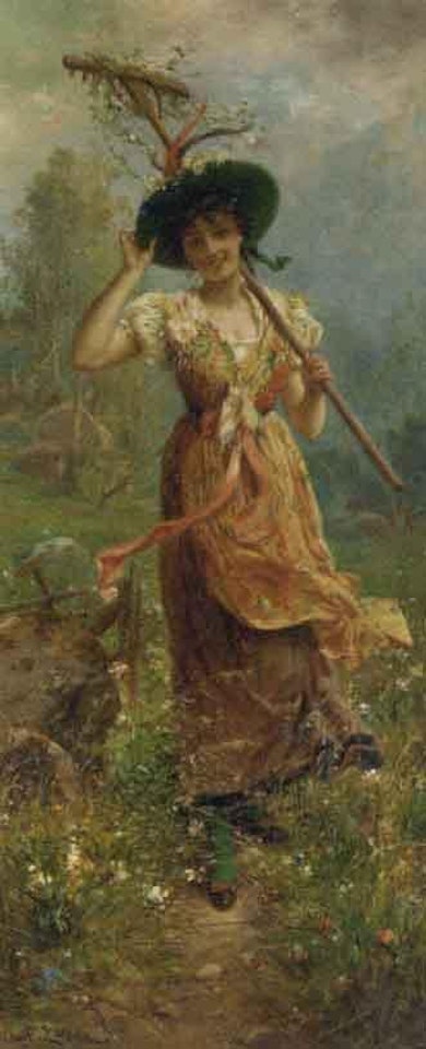 Fair flowers by Hans Zatzka