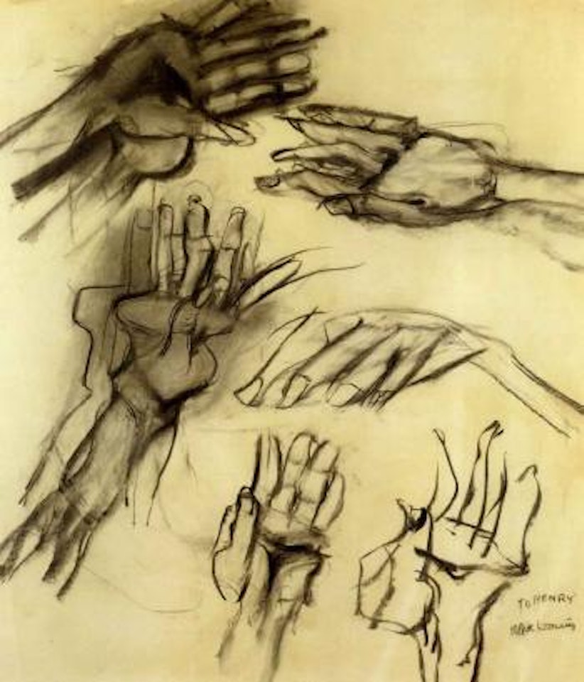 Untitled - hand study by Willem de Kooning