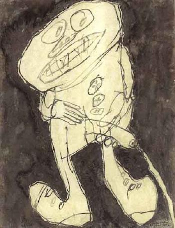 Pisseur a droite II by Jean Dubuffet