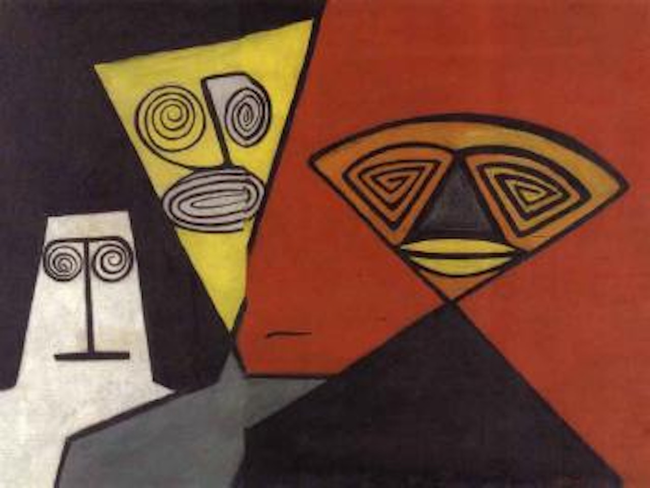 Mascaras Africanas by Alexander Calder