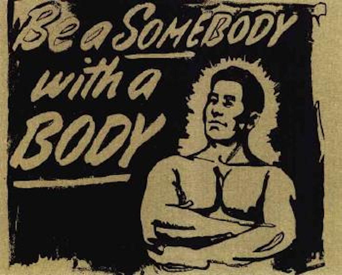 Be a somebody with a body by Andy Warhol