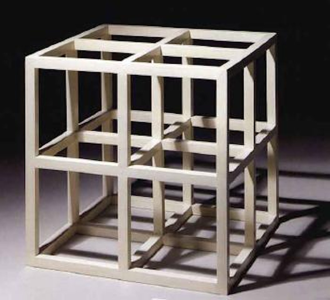 8 part cube by Sol LeWitt