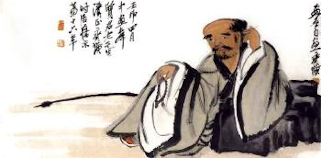 Cleaning an ear by Qi Baishi