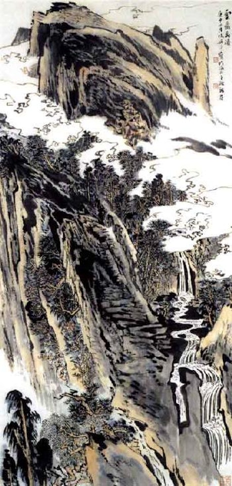 Waterfall by Lu Yanshao