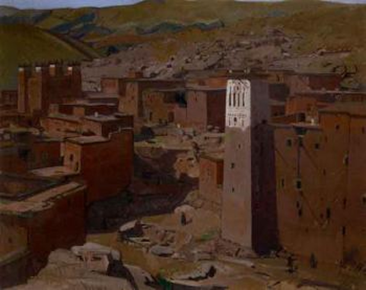 Borjs a Anemiter, Vallee de l'Ounila by Jacques Majorelle