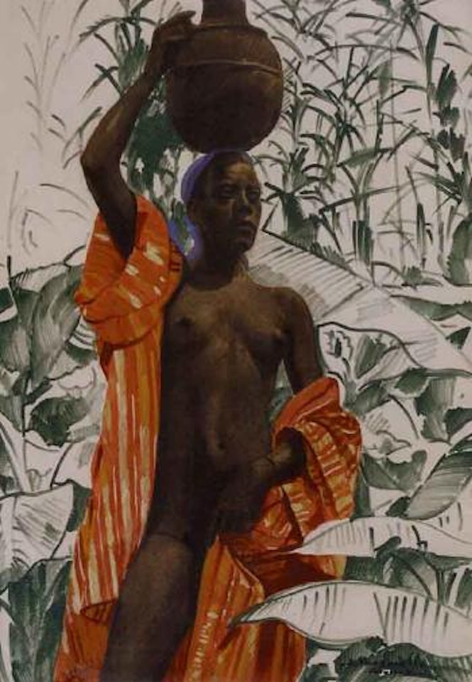 Porteuse d'eau by Jacques Majorelle