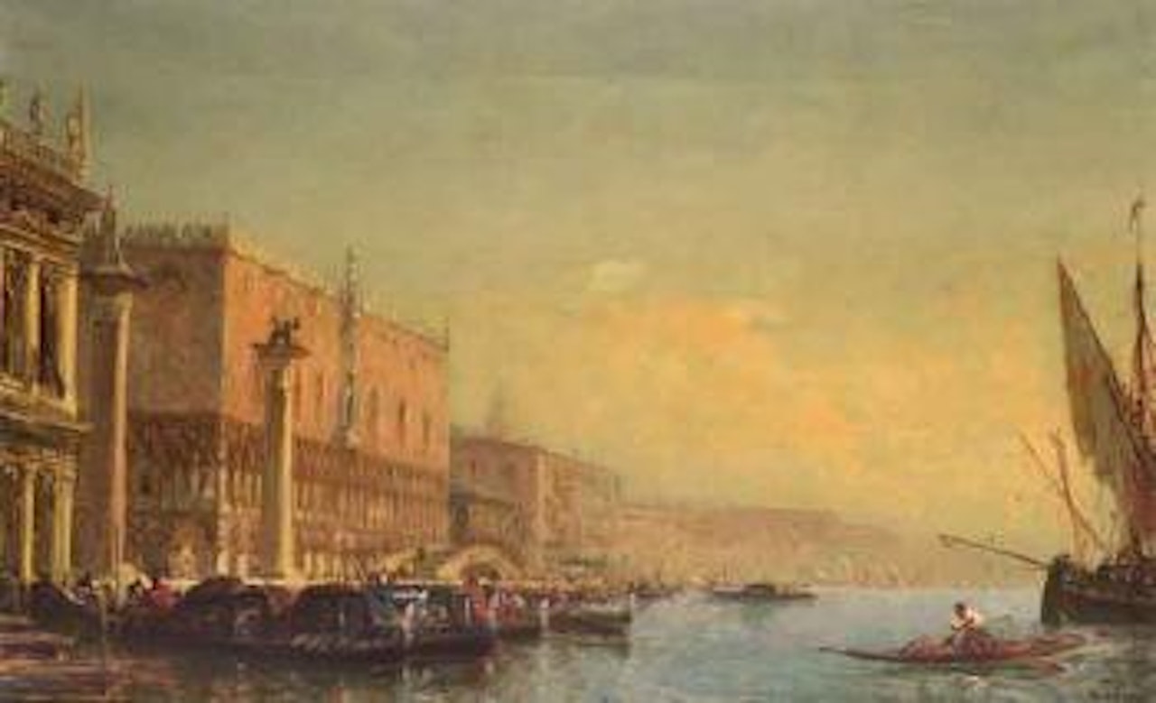 Le palais des Doges et le Mole by Félix Ziem