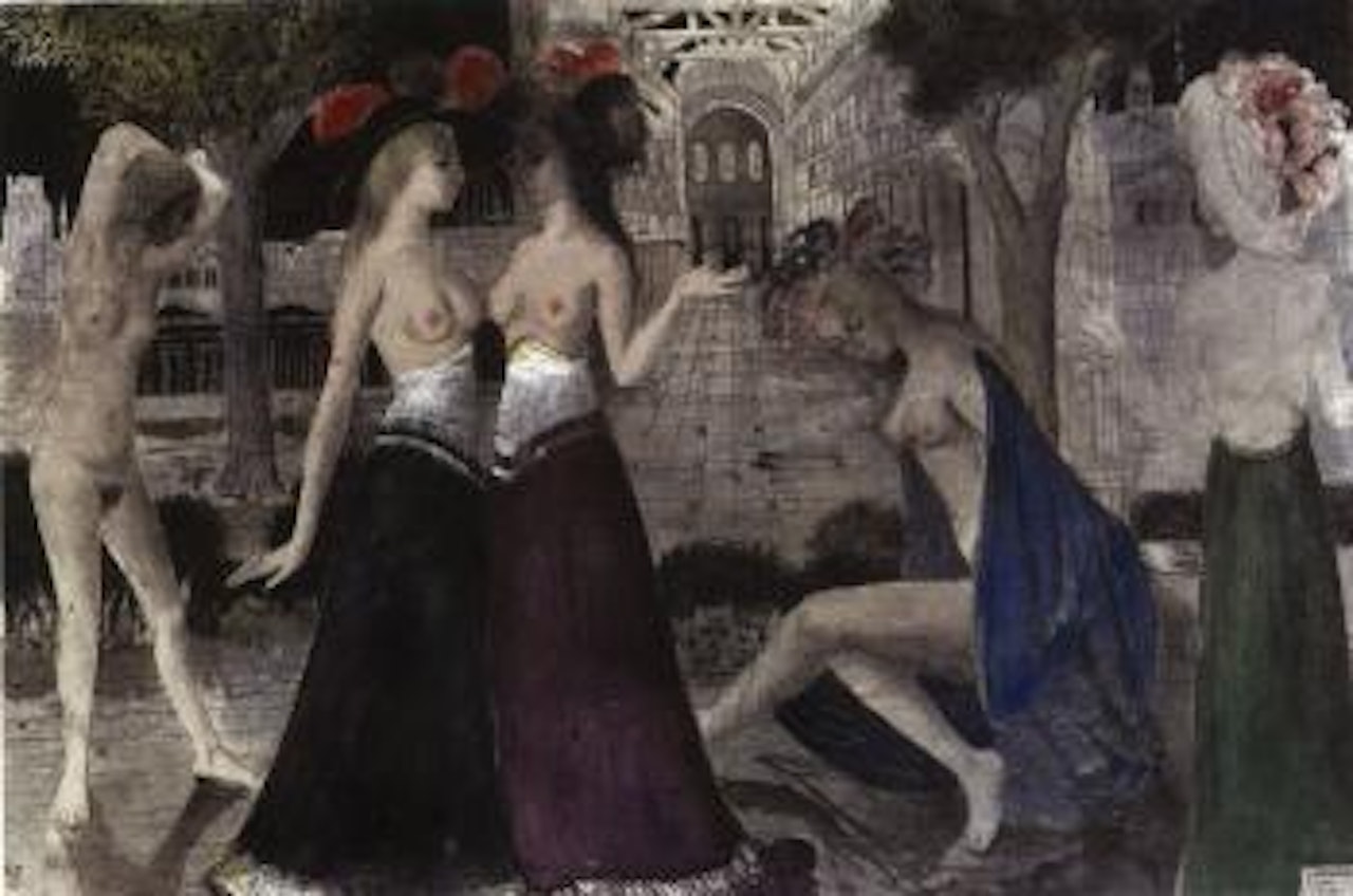 L'offrande by Paul Delvaux