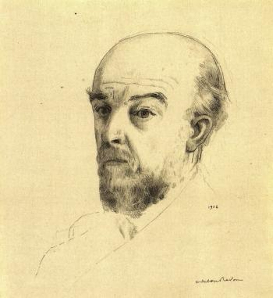 Auto-portrait by Odilon Redon