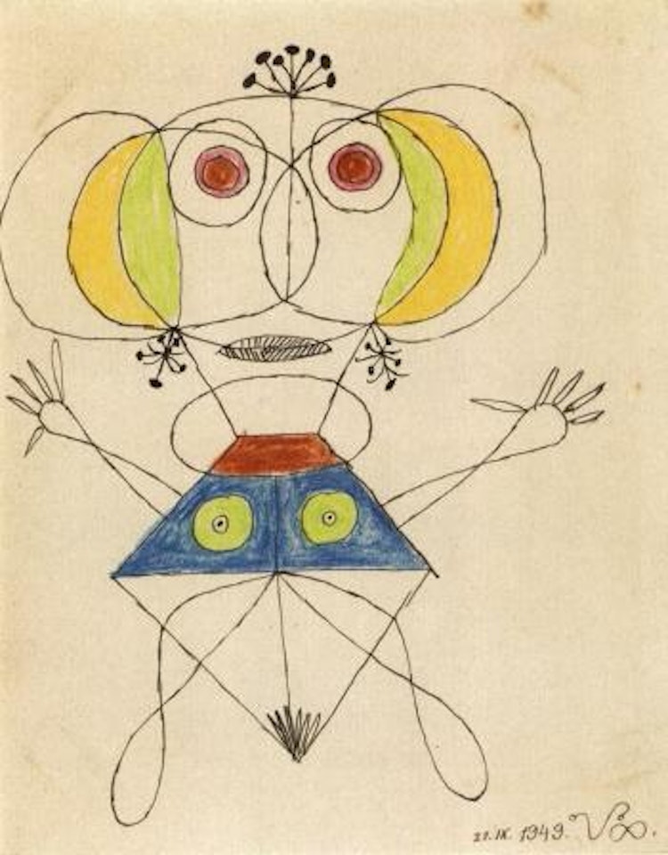 Personnage hieroglyphe by Victor Brauner