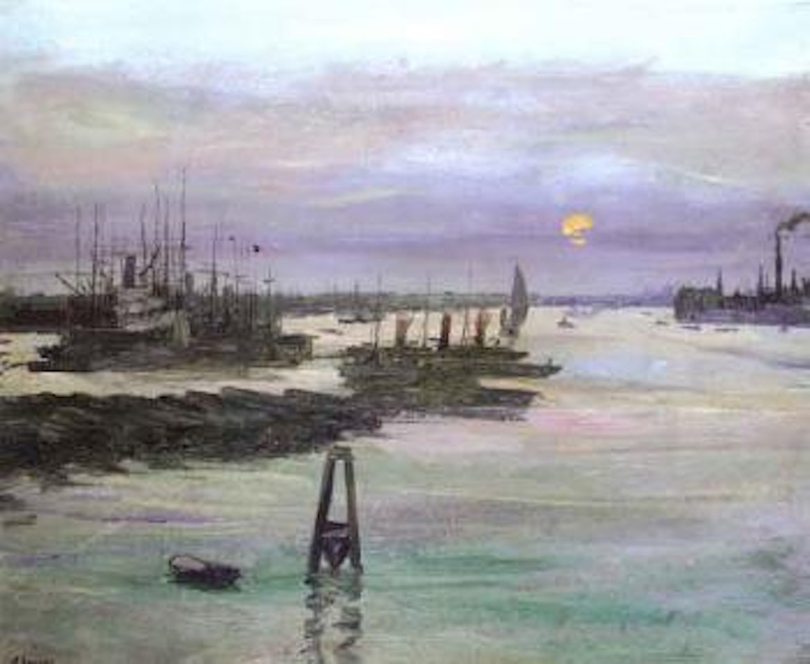 The river from Greenwich by John Lavery