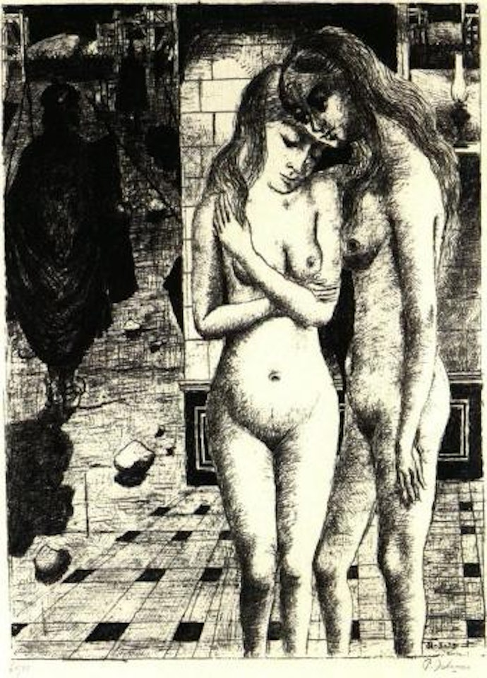 Les captives by Paul Delvaux