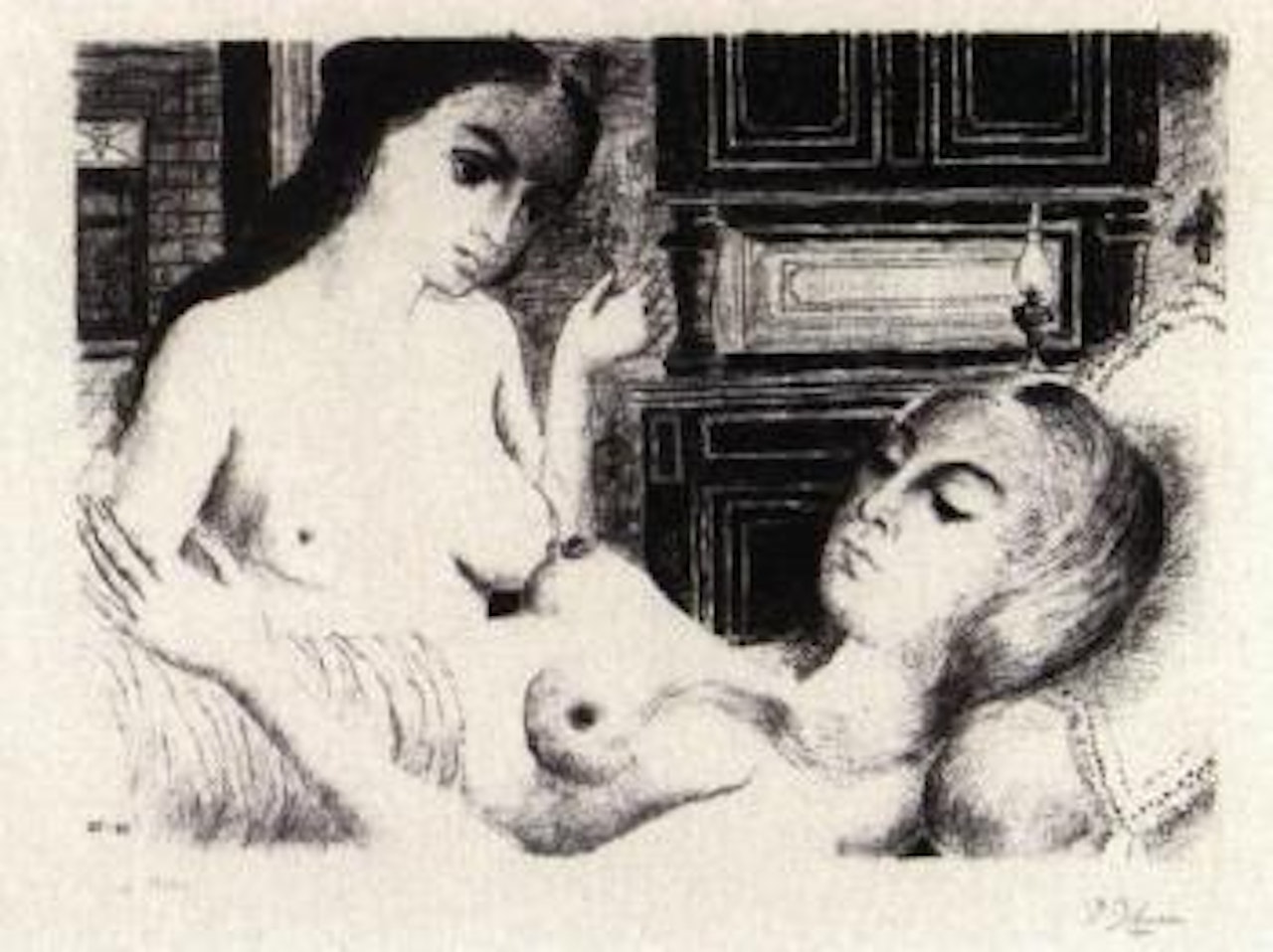 Le sommeil by Paul Delvaux