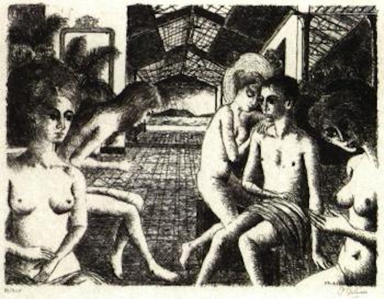 L'amoureux by Paul Delvaux