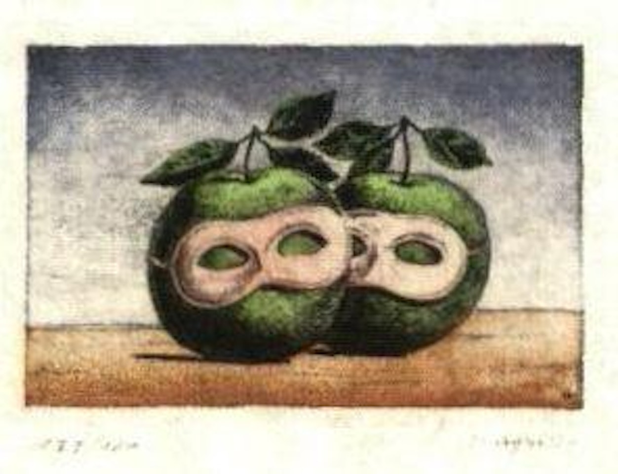 Le pretre Marie. Le 16 septembre. La lecon de musique by René Magritte