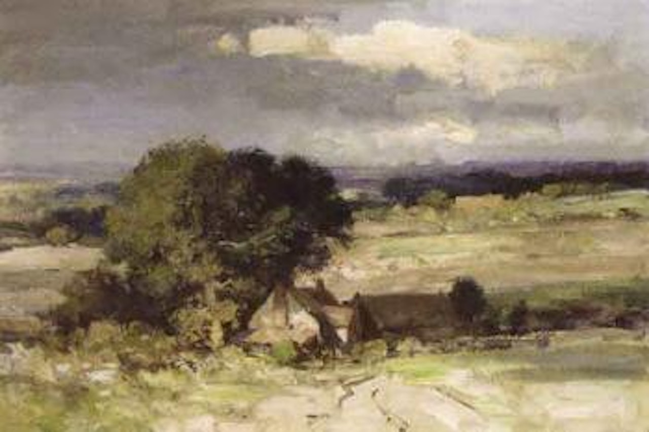 Farm house near Aylesham, Norfolk by Edward Seago