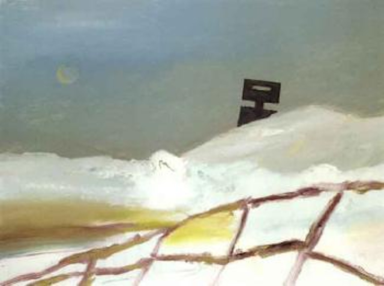 Kelly landscape by Sidney Nolan