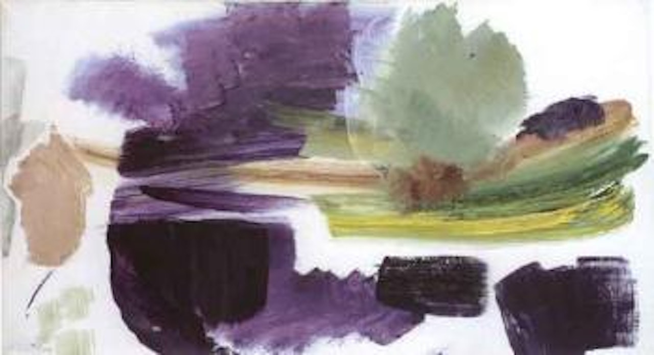 Sussex river, rain sky by Ivon Hitchens