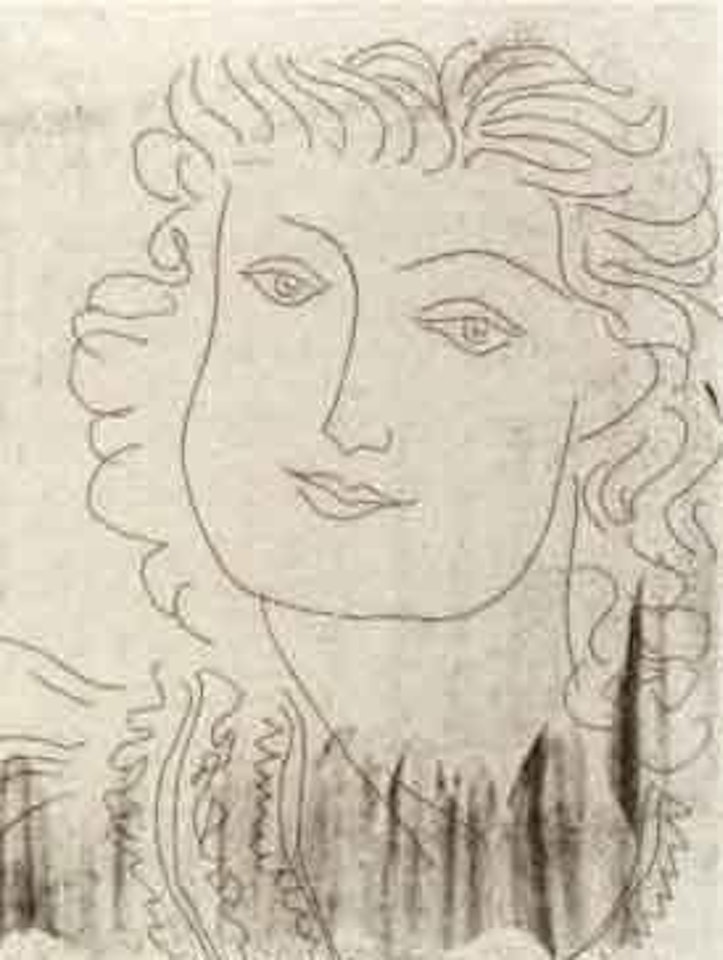 Visage au regard lointain by Henri Matisse