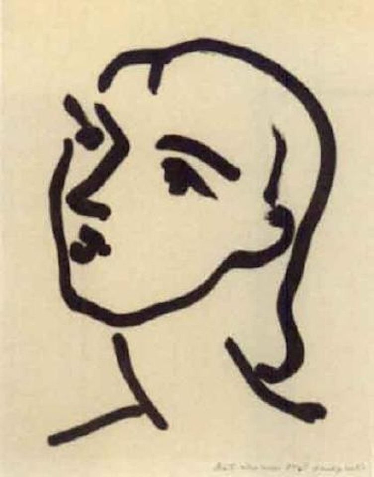 Nadia aux cheveux lisses by Henri Matisse