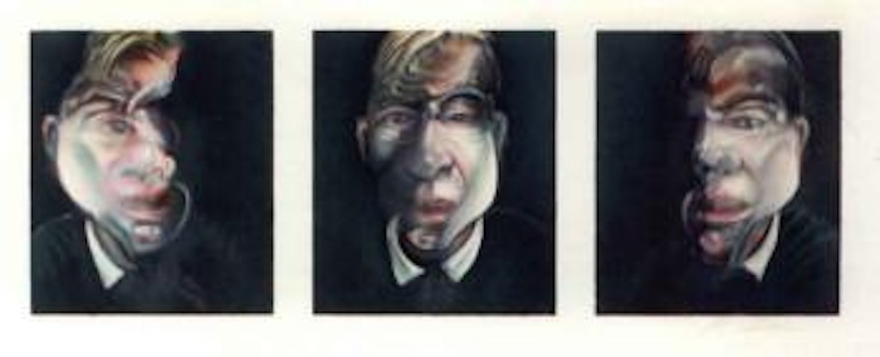 Studies for a self portrait by Francis Bacon