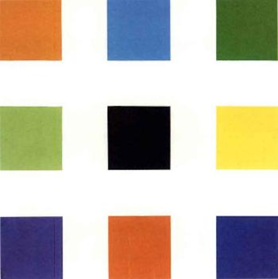 Nine squares by Ellsworth Kelly