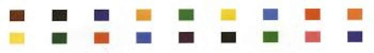 Eighteen colors, Cincinnati by Ellsworth Kelly