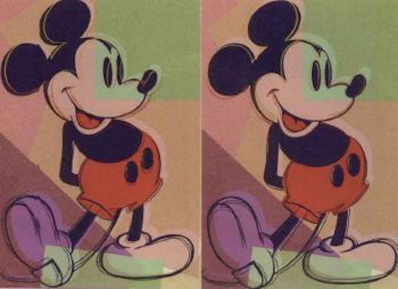 Double Mickey Mouse by Andy Warhol