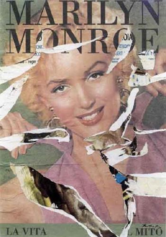 Marilyn the myth by Mimmo Rotella