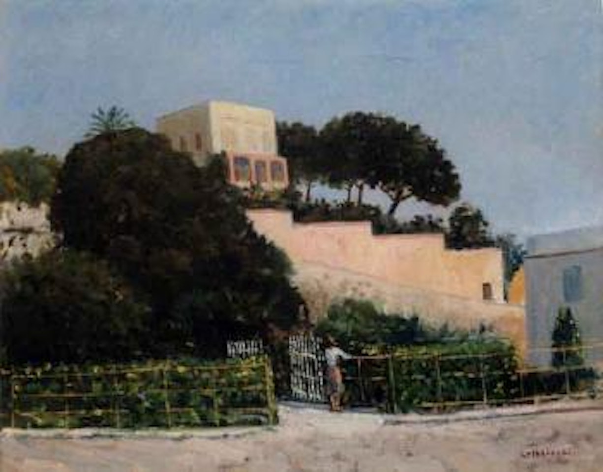 Summer landscape by Giovanni Colacicchi