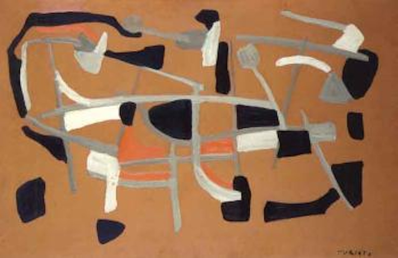 Composition with maze by Giulio Turcato