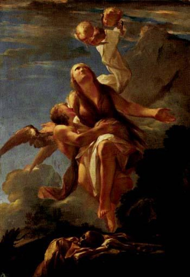 Magdalene in ecstasy by Roman School
