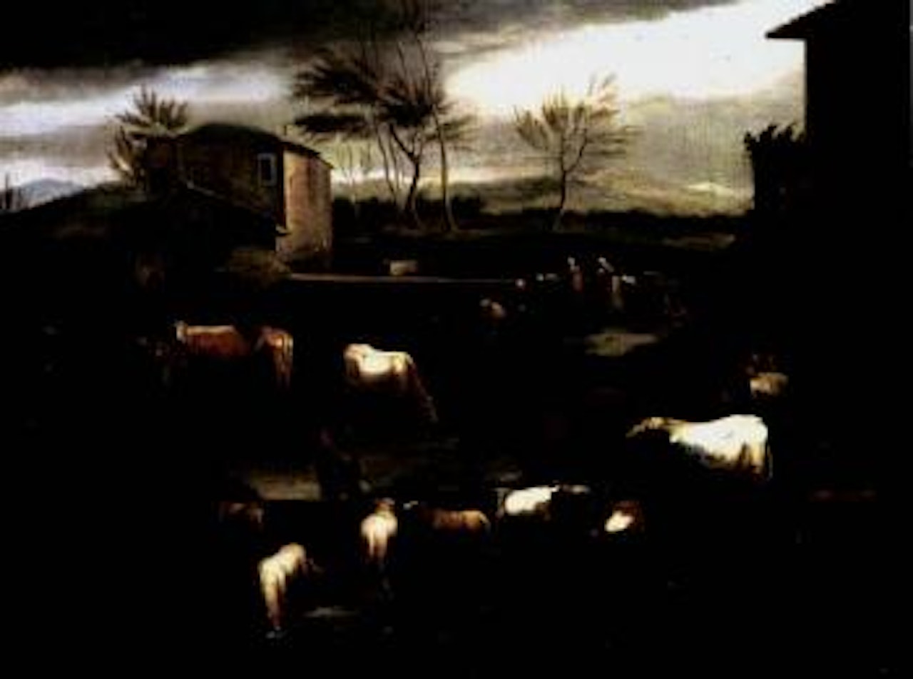 Landscapes with herds by Pier Francesco Cittadini