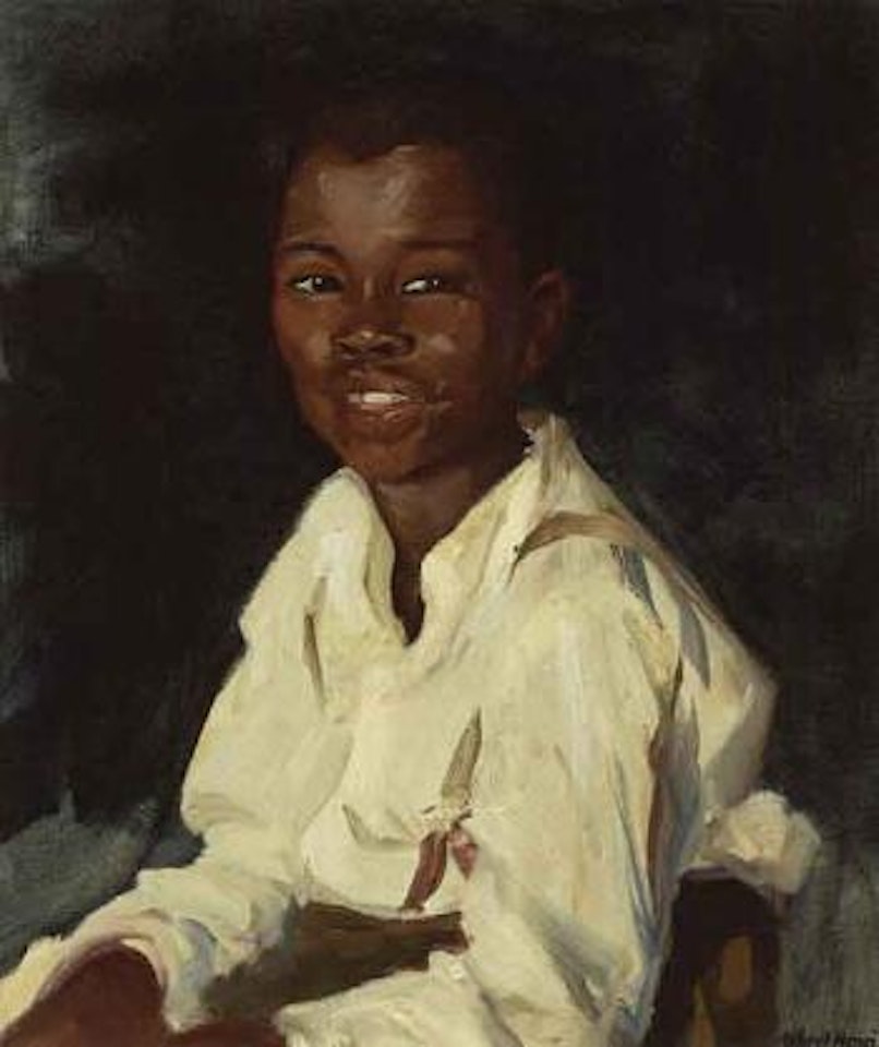 Sylvester smiling by Robert Henri